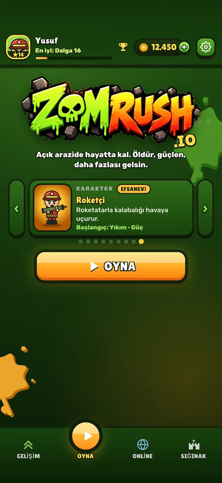 ZomRush.io – Ekran görüntüleri 8